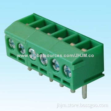 312 Series Terminal Block with 3.5/7mm Pitch 2-24 Pins, Male Screw Type for Machine PCB Boards